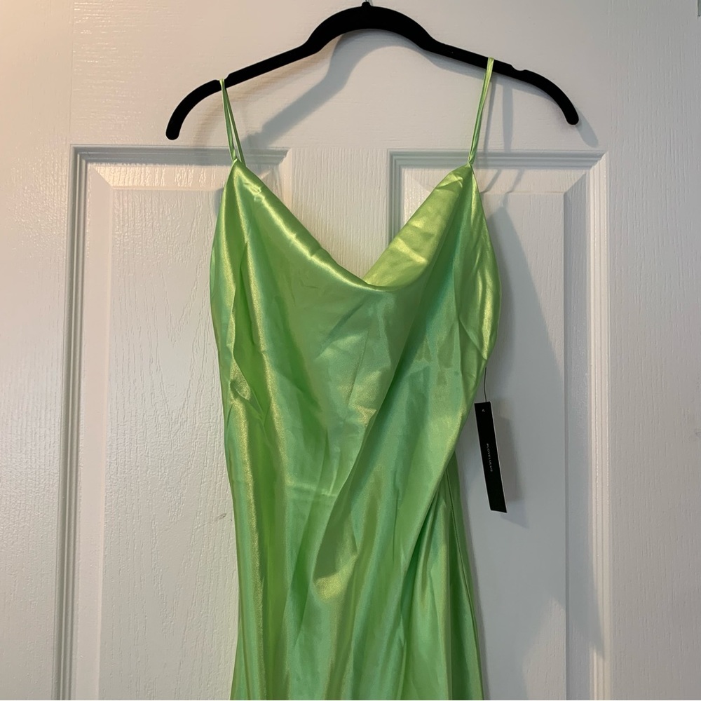 Lulus Lime Green Slip Dress